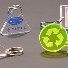 Lucite Key Tags