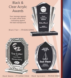 Black Acrylic Awards