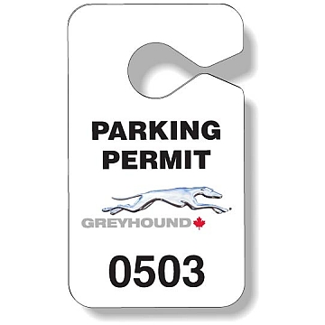 PT2/020-4CP Parking Tag