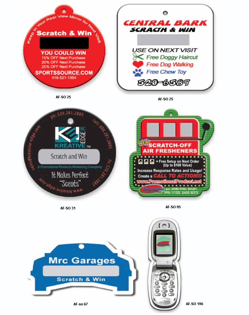 Scratch & Win Air Fresheners
