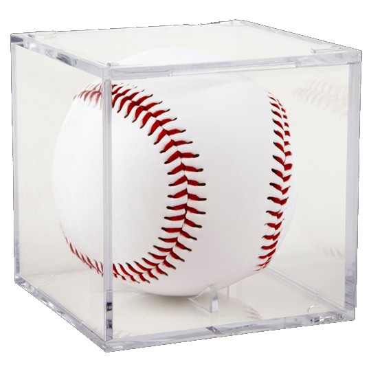 Grandstand Baseball Display Case with Cradle Base
