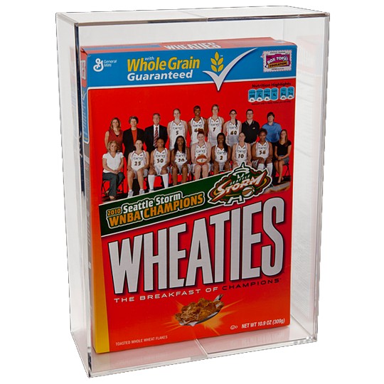 Cereal Box Clear, Square Wheaties Display Case