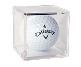 Golf Ball Clear Square Display Case