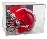 Helmet Display Case with Mirrored Back
