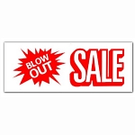 Blow Out Sale Banner
