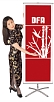 Telescopic 1 Banner Stand
