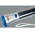 Solar hybrid flashlight