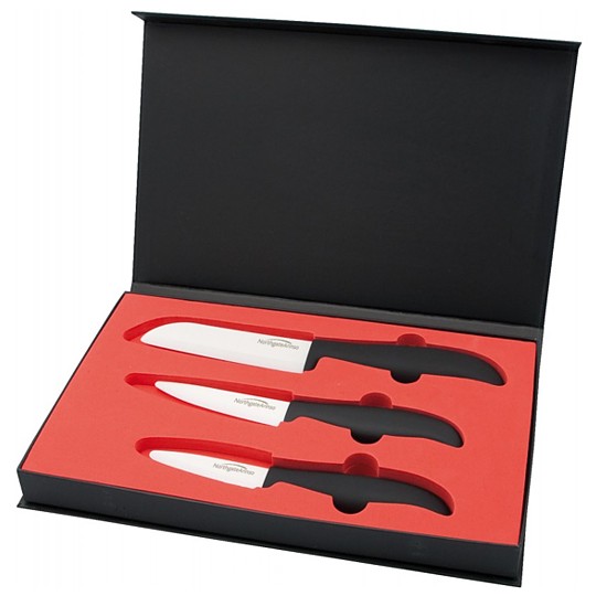 1218 3 Piece Ceramic Knife Set Ceramic Knife Sets
