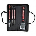 1842 - 3 Pieces BBQ Tool Set in Textile Travel Case