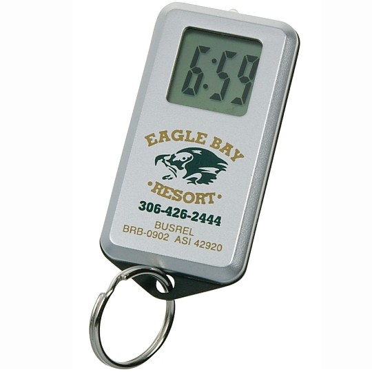 Clock - LED light & key ring