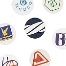 Plastic golf ball markers