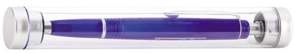 Clear cylinder pen holder