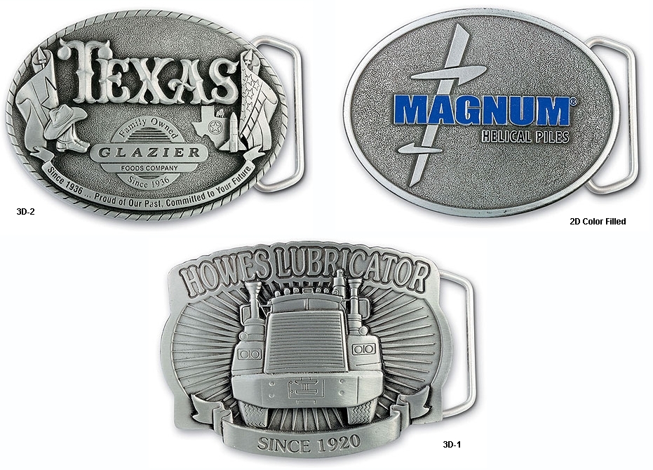 Solid Pewter Belt Buckles