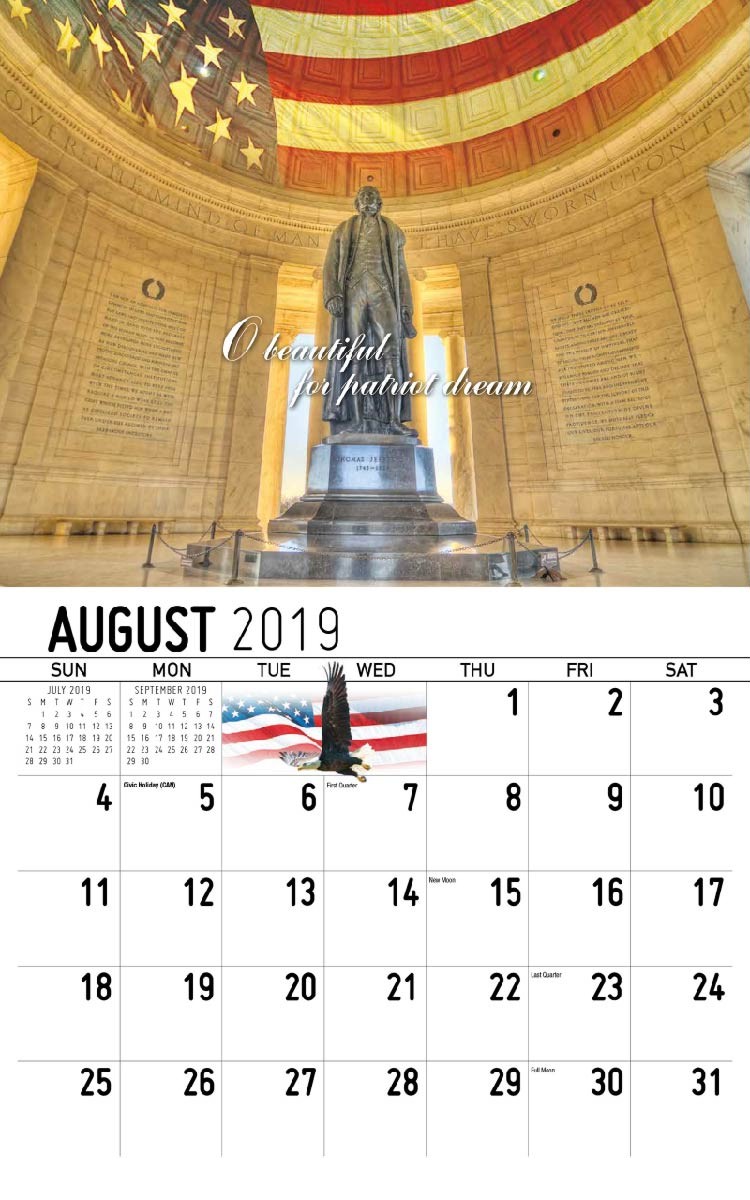 America The Beautiful Aug.