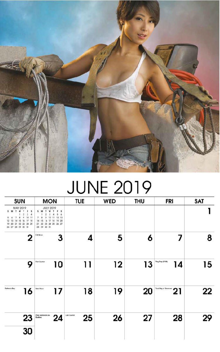 Building Babes Calendar - June