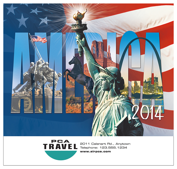 America Calendar Cover