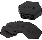 Hexagon shape coaster set