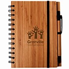 CA9790 - Syracuse Bamboo Cover Notebook