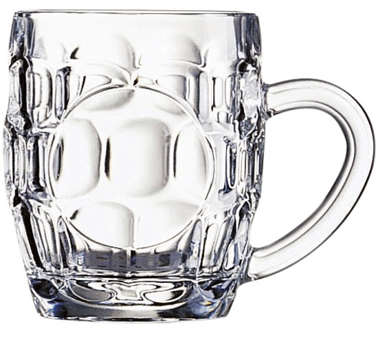 Britannia 10oz Clear Glass Mug