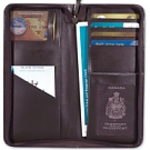 L209-2-1 - Passport/Ticket Holder with Zipper black