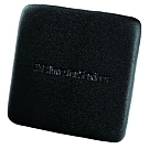 Black Square Genuine Firm Leather Coaster