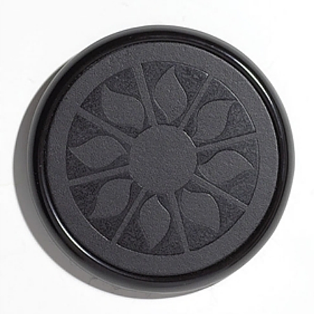 Black Satin Single Desktop Coaster