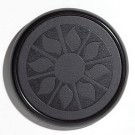 Black Satin Single Desktop Coaster