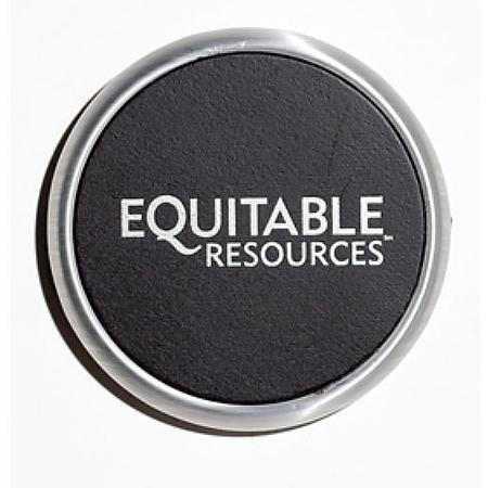 Brushed Silver Single Desktop Coaster