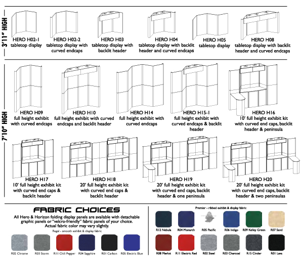 Hero Panel Display Models