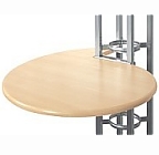 L-Scallop Wood Top