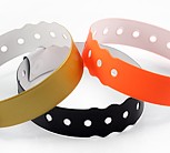 Vinyl Straight Wave Wristbands