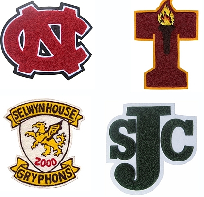 Chenille Embroidered Emblems