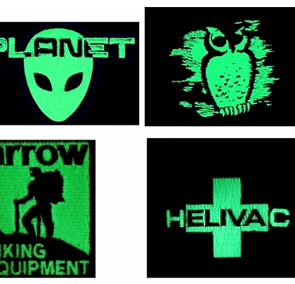 GloDark Embroidered Emblems