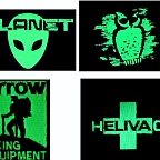 GloDark Embroidered Emblems,