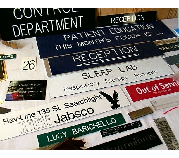 Custom Engraved Signs