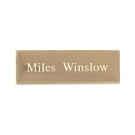 Rectangular clear Doorplate