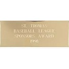 Rectangle Brass Doorplate