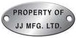Aluminum Property Tags
