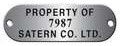 Aluminum Property Tags