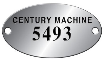 H-65 Aluminum Property Tags