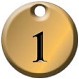 Brass Number Tags