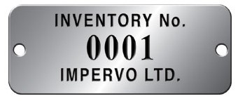N-35 Aluminum Property Tags