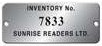 Aluminum Property Tags