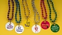 Mardi Gras Beads Printed