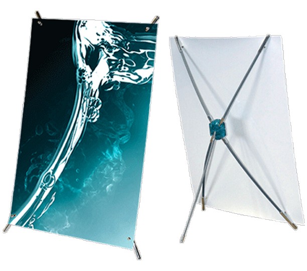 Mini Nebula Tension Banner Stand