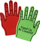 5 Finger Foam Hand
