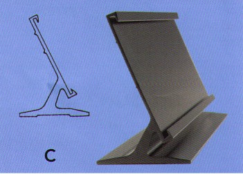 Non-Ribbed Pedestal Desk Holder