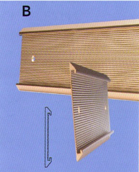 Luxury Ribbed Wall Holder