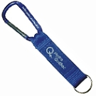 Woven strap carabiner