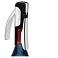 Deluxe single lever corkscrew